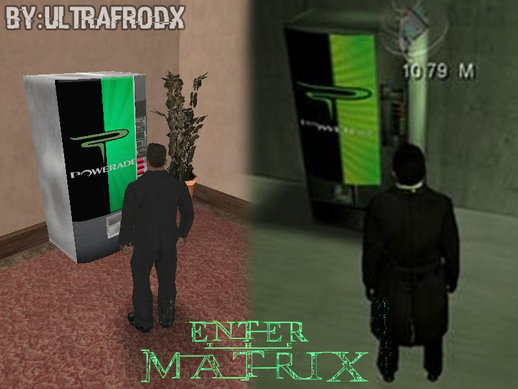 Powerade Vending Machine Skin [Enter The Matrix] By UltraFrodX