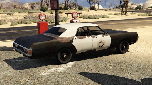 Rusty 71 Dodge Polara Civilian and Ex Police
