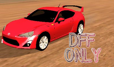 Toyota GT86 DFF Only 