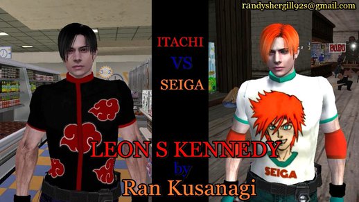 Leon Itachi vs Seiga Shirt Retexture