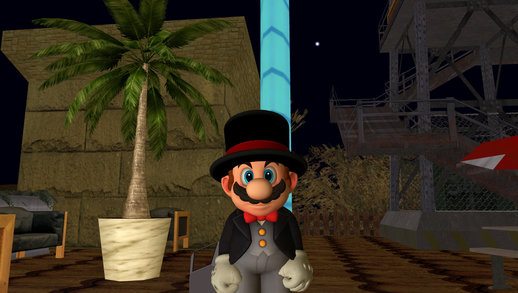 Mario Black Tuxedo