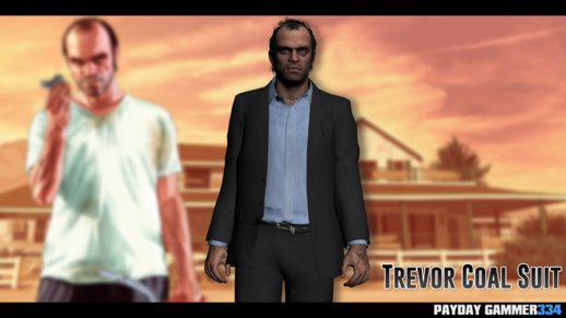 GTA V Trevor Coal Suit Skin
