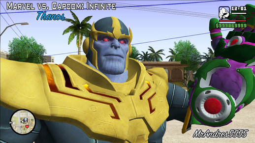 Thanos from Marvel vs. Capcom: Infinite