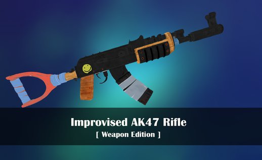 Improvised AK47 Rifle