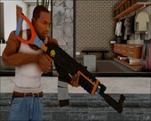 Improvised AK47 Rifle