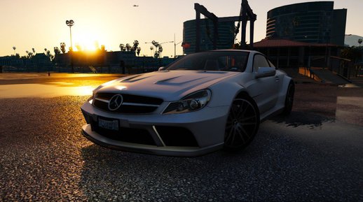 Mercedes-Benz SL65 AMG Black Series [R230] 2009 [HQ/Add-On/Replace/Animated/Dirtmap/Template/Auto Spoiler]