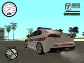 Mitsubishi Lancer Evolution X Malaysia Police with Battenburg Livery