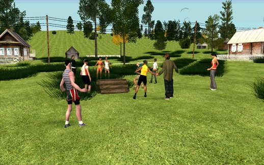 Party in the village Mod for GTA CR