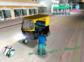 Realistic Indian Rickshaw for GTA VC