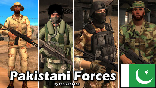 Pakistani Forces Skin Pack