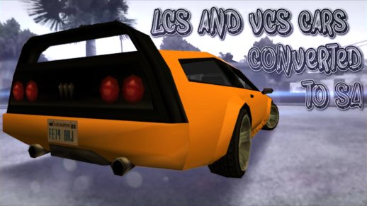 GTA LCS & VCS Cars converted to San Andreas