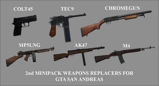 2nd Minipack Weapon Replacers