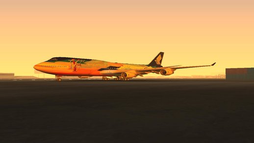 Boeing 747-400 Singapore Airlines (Tropical Megatop Livery)