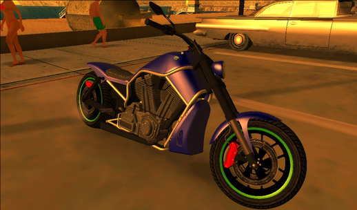 GTA V Western Motorcycle Nightblade V2