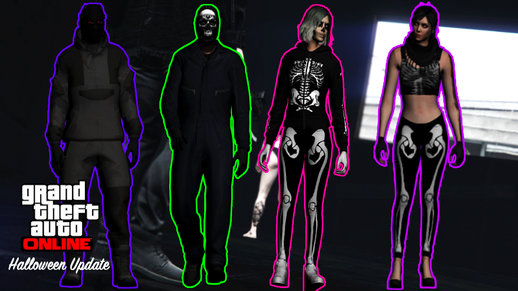 GTA Online Halloween Skin Pack With Normal Map
