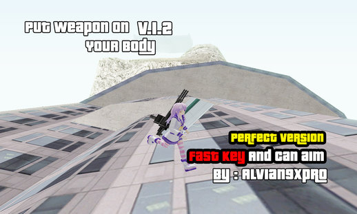 Put Weapon On Your Body V.1.2 (PC) + Aim and Skydiving Support