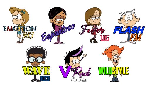 Loud House Radio Icons for Vice City