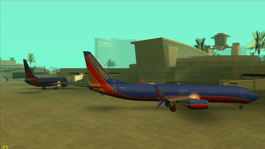 Southwest Airlines 737-800 (Canyon Blue)