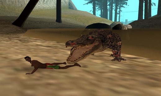 Alligator from Resident Evil: The Darkside Chronicles