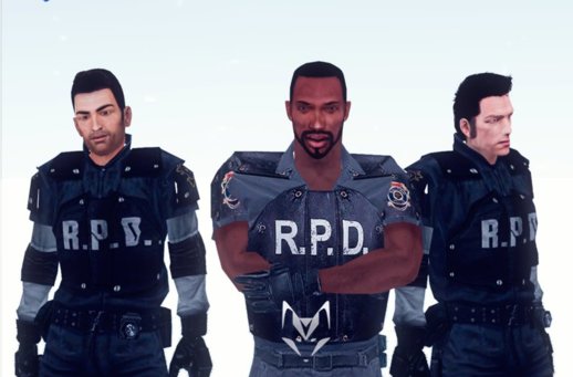 GTA Characters Raccoon Police Department