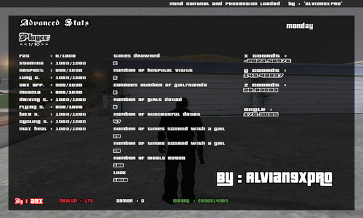 Advanced Statistic Visual v.1 (PC) ( Show All Stat in Game )