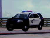 Ford Explorer 2016 SFPD 