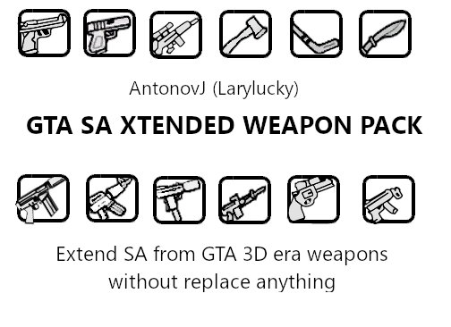 GTA Xtended Weapon pack