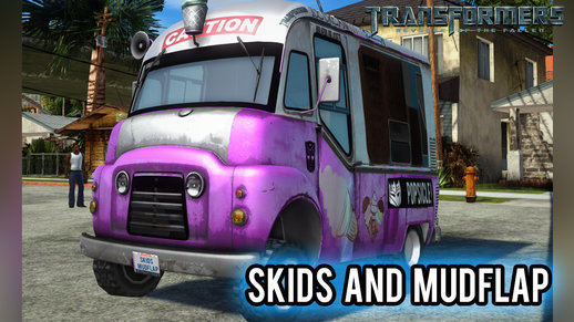 Transformers ROTF - Skids And Mudflap Ice Cream Truck