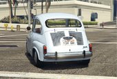 Fiat 600 | Seat 600 | Zastava 750 [Add-On] Suicide doors + Tuning parts