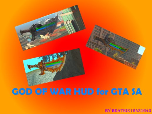 God Of War HUD for GTA SA