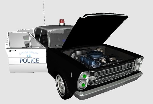 Ford Galaxie 1966 Police