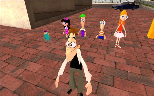 Phineas and Ferb Skin Pack