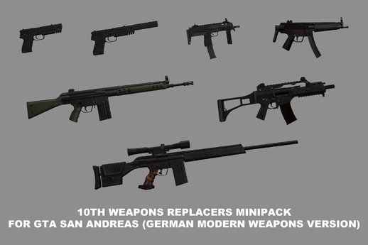 10th Weapons Replacers Minipack (German Modern Weapons Edition)