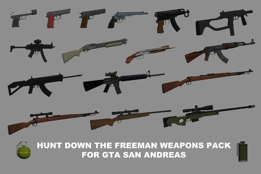 Hunt Down the Freeman Weapons Pack