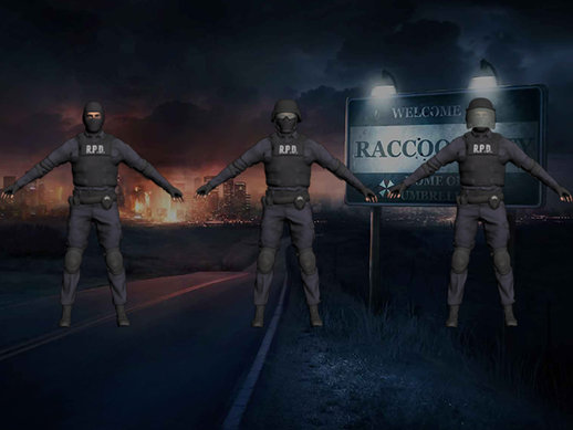 Raccoon Police SWAT