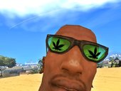 Green Tint Cannabis Glasses