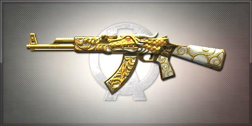 AK47 GOLD DRAGON