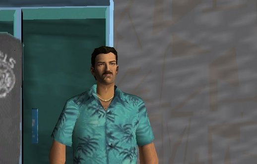 Tommy with a mustache (Cutscene models included)