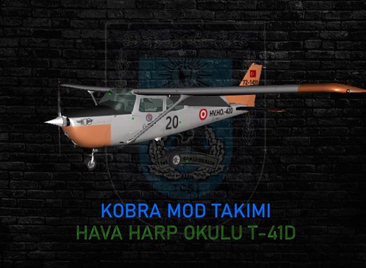 Turkish Air Force Academy T-41D Training Plane - Hava Harp Okulu