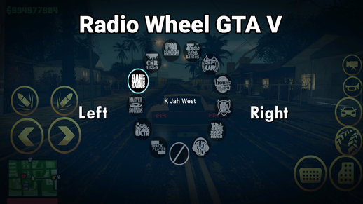 GTA V Radio Wheel Hud for Android