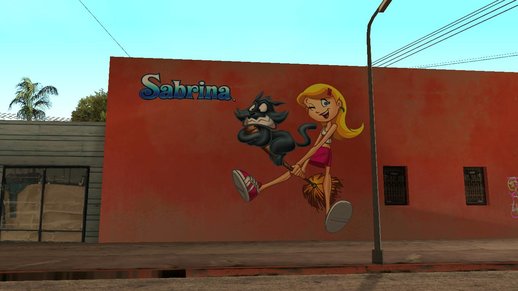 Sabrina and Salem Wall