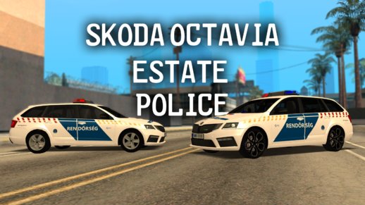 Skoda Octavia Estate Magyar Rendőrség