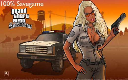 GTA San Andreas 100% Savegame (V1 + Steam)