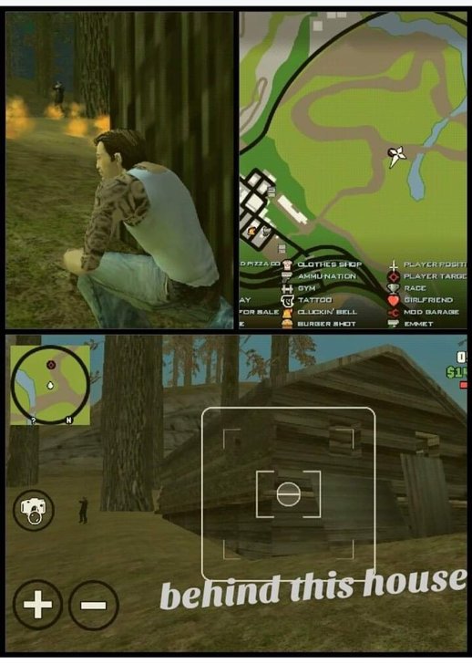 A Enemy with Rifle in forest for Mobile