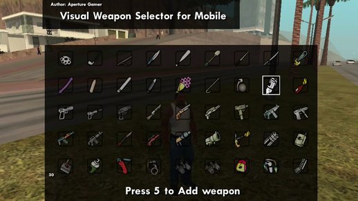 Visual Weapon Spawner for Mobile 