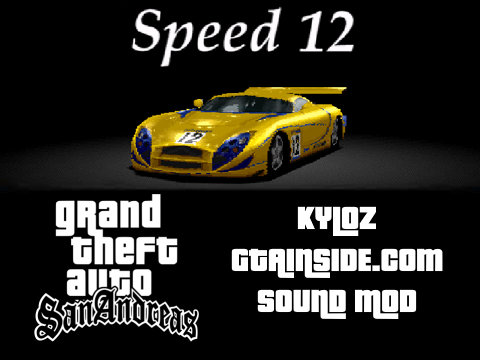 Gran Turismo 2 TVR Speed 12 Car Sound Mod