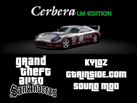 Gran Turismo 2 TVR Cerbera LM Edition Car Sound Mod