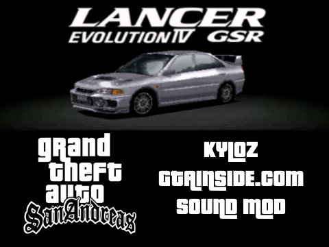 Gran Turismo 2 Mitsubishi Lancer Evolution IV GSR 1996 Car Sound Mod