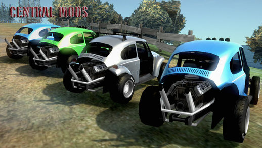 Fusca Buggy (Baja) - Improved v2 - with and without vehfuncs