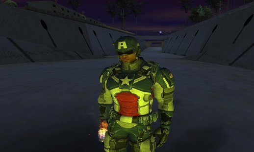 Captain America (Modern Soldier Costume)